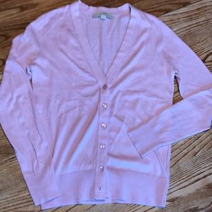 Ann Taylor Loft Button-up Lightweight Sweater